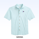 JOHNNIE-O BRECK SOLID KNIT SHORT SLEEVE BUTTON DOWN