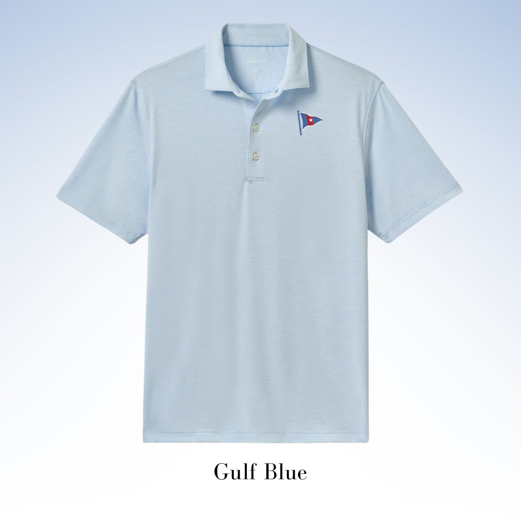 JOHNNIE-O PERFORMANCE JERSEY JR. POLO - LYNDONN STRIPE
