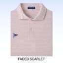 PETER MILLAR ALBATROSS STRIPE COTTON-BLEND PIQUÉ POLO