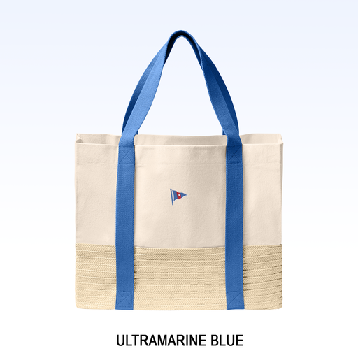 STRAW & CANVAS MARKET TOTE