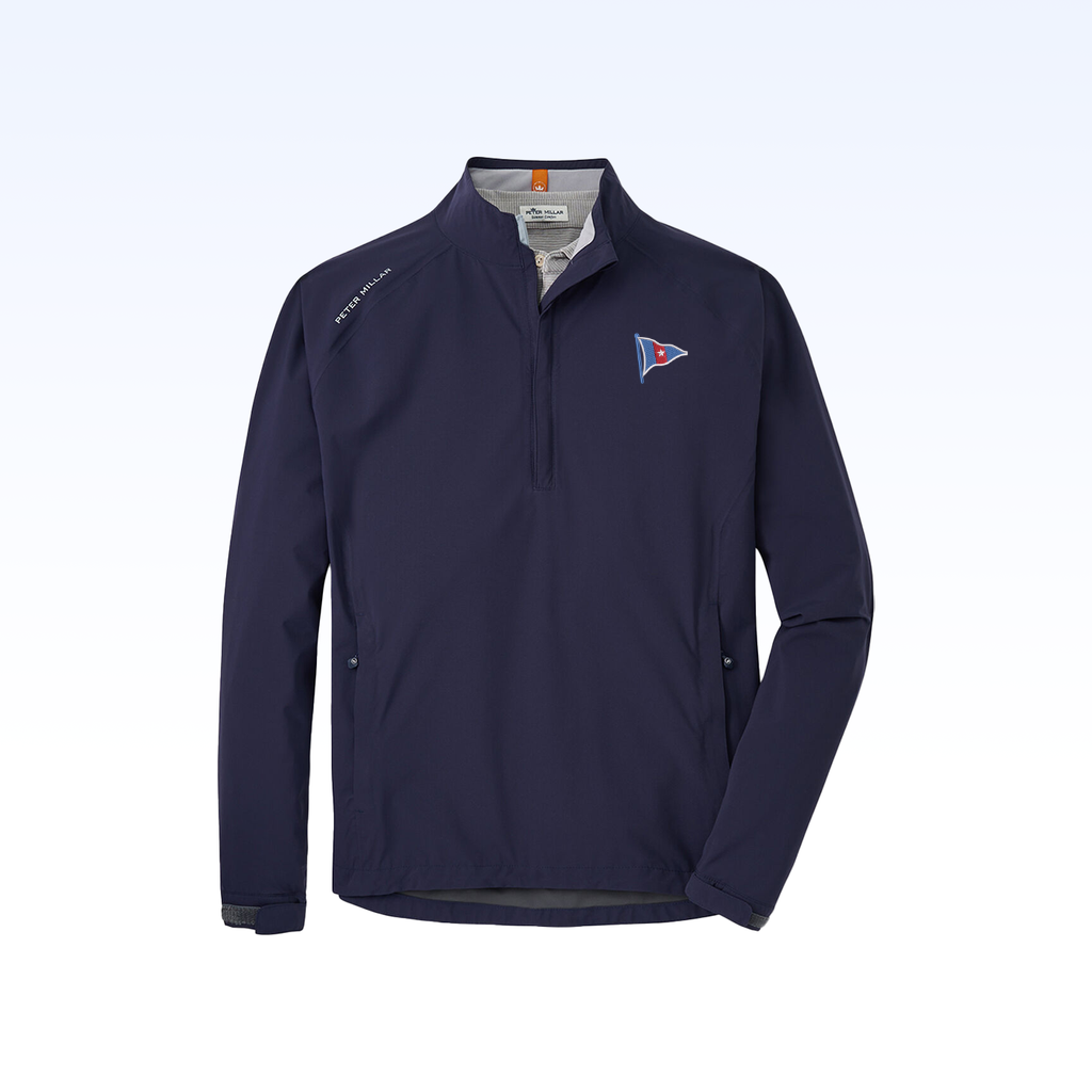 PETER MILLAR SHIELD HALF-ZIP RAIN SHELL